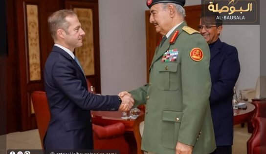 مبعوث الرئاسة الفرنسية يشيد بدور حفتر فى تعزيز الأمن والاستقرار