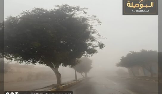 عاصفة رملية قوية تضرب بنغازي والجبل الأخضر وطبرق