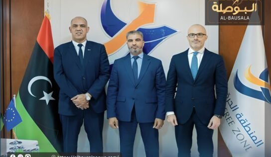 سفير الاتحاد الأوروبي يبحث عددا من الملفات مع منطقة “مصراتة الحرة”
