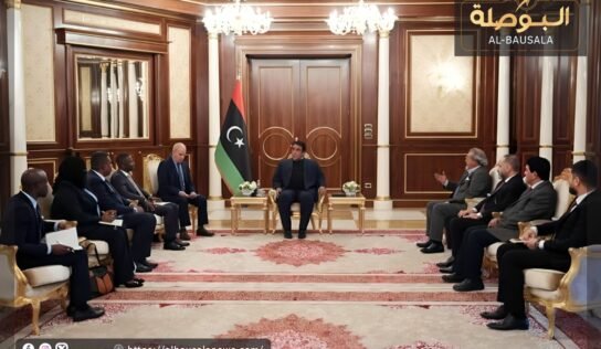 “المنفي” يبحث مع الأمين التنفيذي للجنة الأمن والمخابرات الأفريقية الأوضاع الأمنية والعسكرية