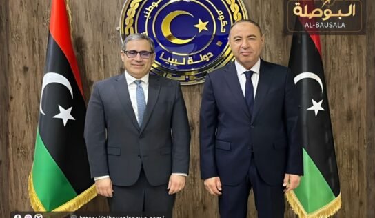 الباعور وبرنت يبحثان التعاون الثنائي بين ليبيا والولايات المتحدة