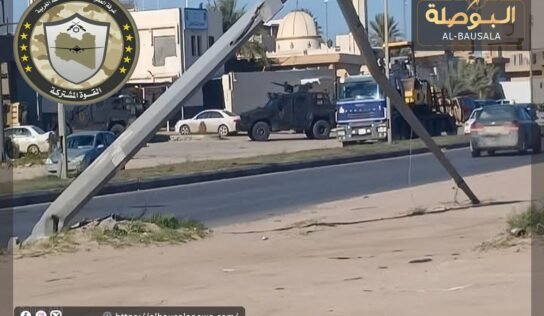 “القوة المشتركة” تستقر بمقر جوازات مصراتة وتشترط انسحاب “قوة المهام” لإنهاء التوتر بالمقاصبة