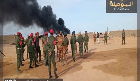 منطقة الساحل الغربي العسكرية تواصل عملياتها في زوارة لفرض القانون