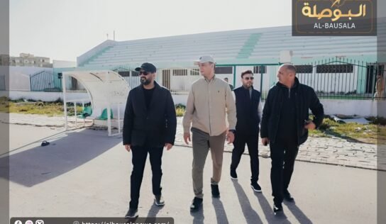 “حماد” ومدير عام صندوق التنمية يطلعان على احتياجات نادي البرانس بمدينة القبة