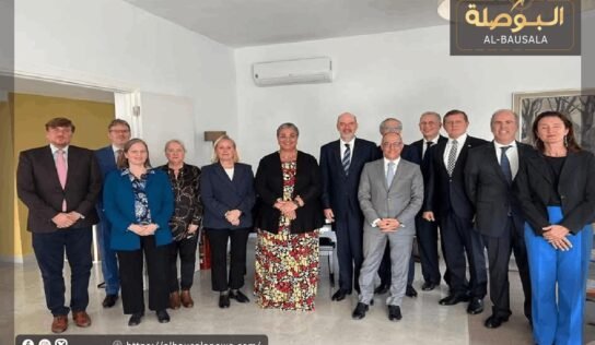 “تيته” تطلع مجموعة من السفراء في تونس على جولاتها في ليبيا والمنطقة