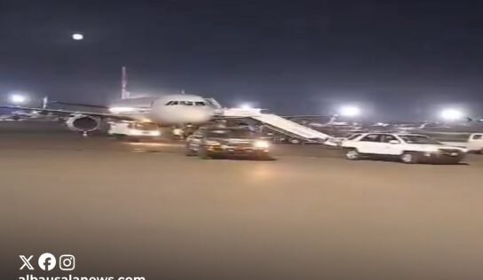 بالصور.. استعدادات لنقل الطائرات من مطار معيتيقة إلى مصراتة