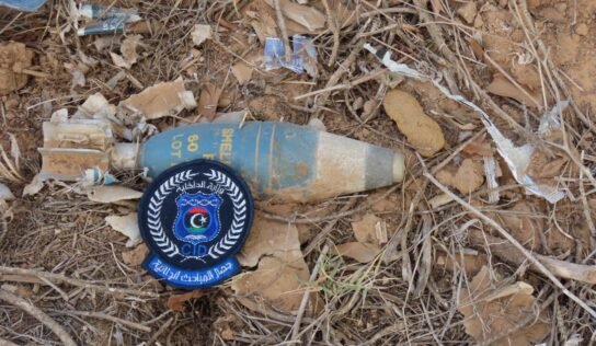 تفكيك ذخائر غير متفجرة في مزارع بمنطقة طريق المطار