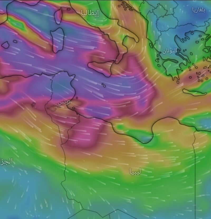 رياح نشطة وغبار محتمل في الغرب الأربعاء والخميس