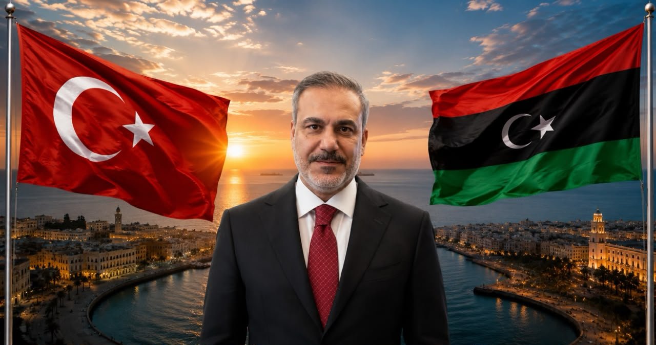 من طرابلس إلى بنغازي.. فيدان يؤكد دعم تركيا لوحدة ليبيا