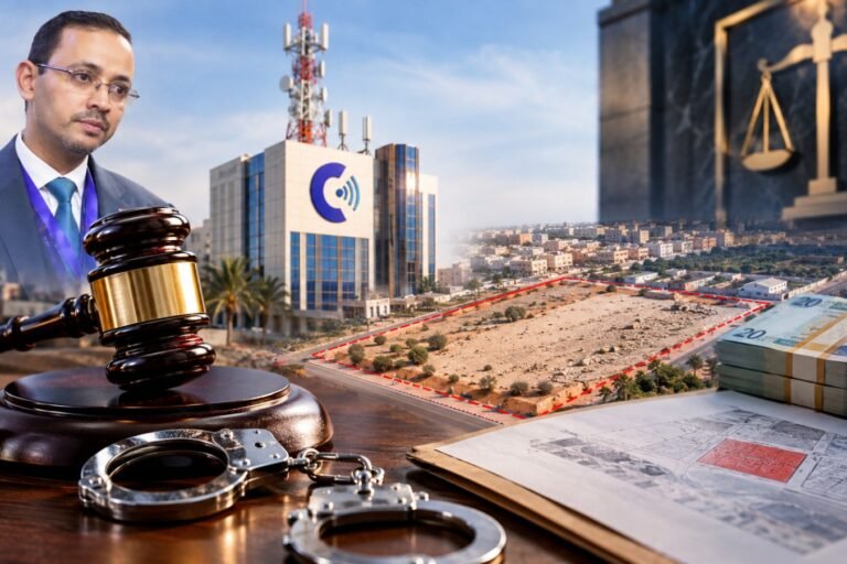 أرض الدولة بـ80 مليون دينار.. محكمة طرابلس تدين رئيس “ليبيا للاتصالات”