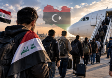 ضمن جهود مكافحة تهريب البشر.. 33 مهاجرًا عراقيًا يعودون من ليبيا