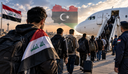ضمن جهود مكافحة تهريب البشر.. 33 مهاجرًا عراقيًا يعودون من ليبيا