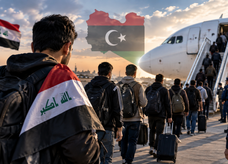 ضمن جهود مكافحة تهريب البشر.. 33 مهاجرًا عراقيًا يعودون من ليبيا