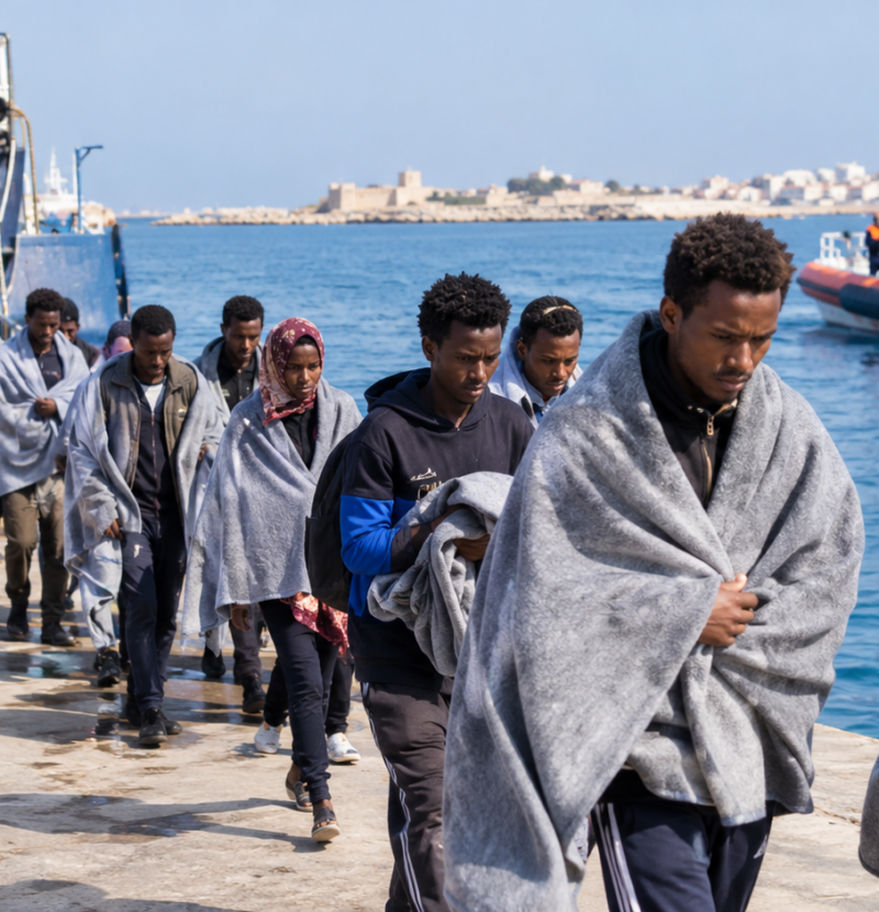 وصول 61 مهاجرًا إلى لامبيدوزا بعد إنقاذهم قبالة السواحل الليبية