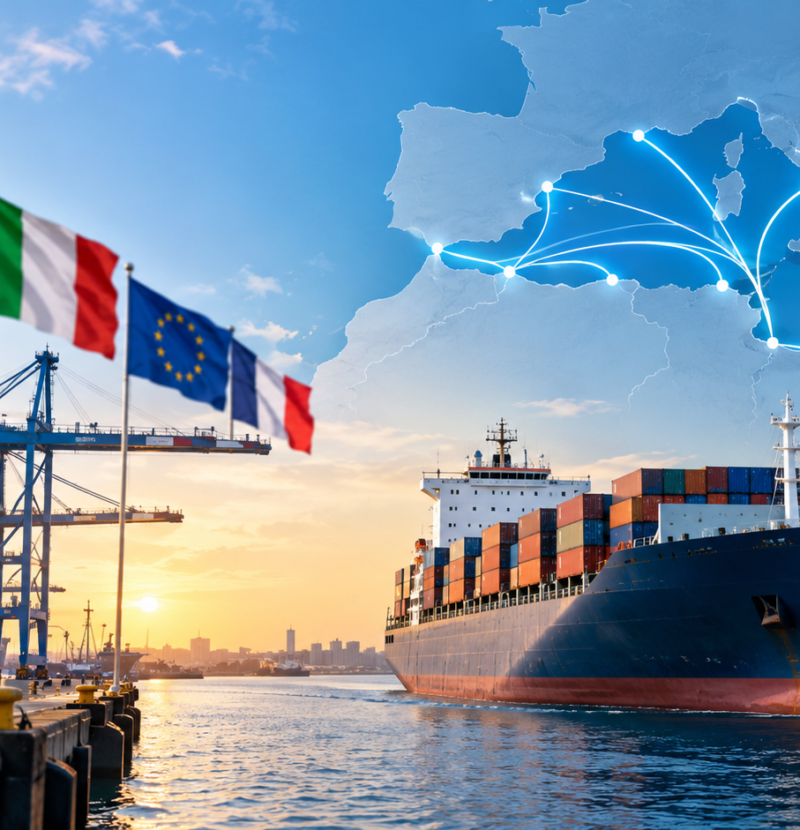 خط بحري جديد يربط مصراتة وطرابلس بسبعة موانئ في غرب المتوسط